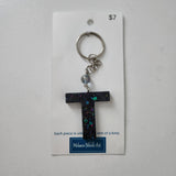 Initial Resin Keychains- Letter T