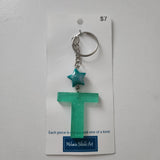 Initial Resin Keychains- Letter T