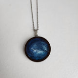 1" wood and Resin necklaces