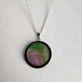 1" wood and Resin necklaces