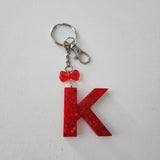 Initial Resin Keychains- Letter K