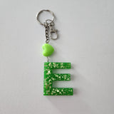 Initial Resin Keychains- Letter E