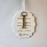 Santa's key ornament