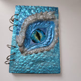 Unique dragon eye resin journal handcrafted for writing or sketching