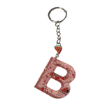Initial Resin Keychains- Letter B