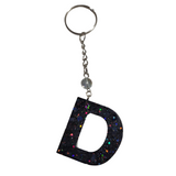 Initial Resin Keychains- Letter D