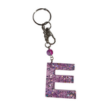 Initial Resin Keychains- Letter E