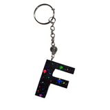 Initial Resin Keychains- Letter F
