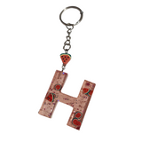 Initial Resin Keychains- Letter H